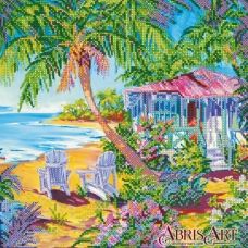 АС-352 Тропический рай. Схема на художественном холсте Абрис Арт