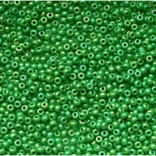 54210 Бисер Preciosa керамика салатовый радужный