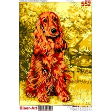 ВА-552 (А3) Спаниель. Схема для вышивки бисером БисерАрт