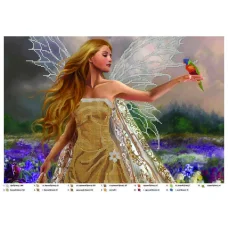 ЮМА-327 Сказочная Фея. Схема для вышивки бисером 