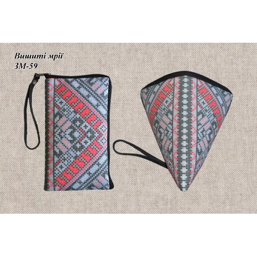 ЗМ-059 (ткань) Чехол для телефона пошитый. Вышити мрии