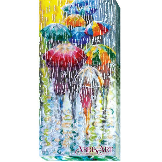 АВ-434 Веселые зонтики. Набор для вышивки бисером. Абрис Арт