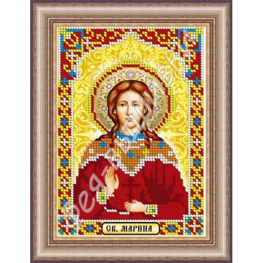 КС-062 Св. Марина. Схема для вышивки бисером. ТМ Фея Вышивки