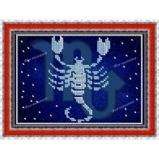 КР-063 Знак зодиака скорпион. Схема для вышивки бисером. ТМ Фея Вышивки 
