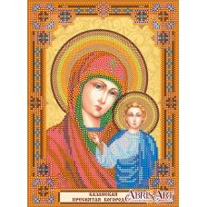 АСК-152 Домашний иконостас Богородица Схема для вышивки бисером на холсте Абрис Арт