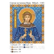МИКА-1183 (А6) Святая мученица Вера. Схема для вышивки бисером