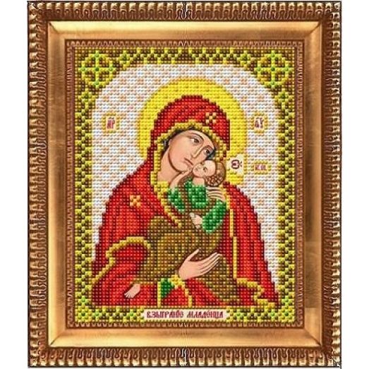 И-5027 Пресвятая Богородица Взыграние младенца. Схема для вышивки бисером Благовест