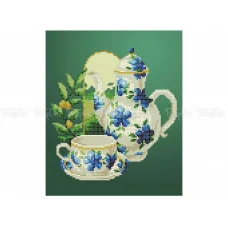 ЧВ-3120 Утренний чай. Схема для вышивки бисером. Бисерок