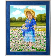 К-4039 Ромашки для мамы. Схема для вышивки бисером Благовест