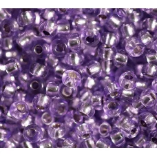 78123 Бисер сиреневый бледный, Блестящий