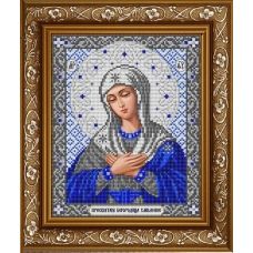 ИС-4049 Пресвятая Богородица Умиление (серебро). Схема для вышивки бисером ТМ Славяночка