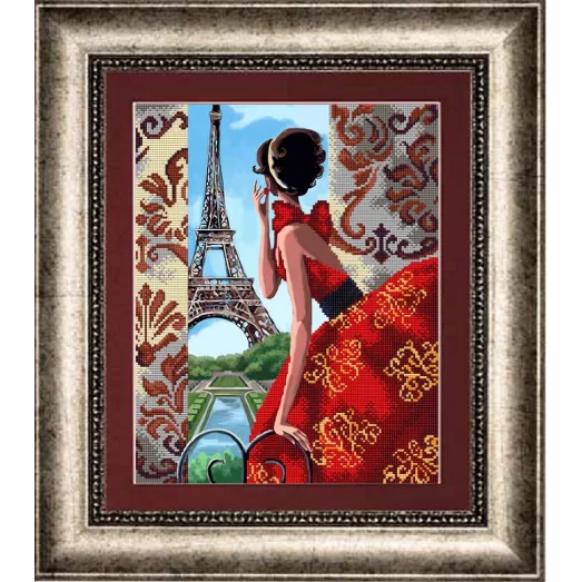 КС-3040 Мечты сбываются - Париж! Схема для вышивки бисером Славяночка