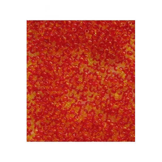 81797 Бисер арлекин красно-оранжевый