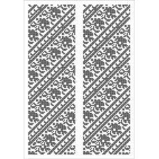 ФВС-082 Водорастворимый флизилин. Водорастворимый флизилин для вышивки. ТМ Княгиня Ольга