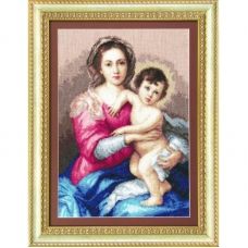 М-116 Мадонна с младенцем. Наборы для вышивки нитками ТМ Чаривна Мить