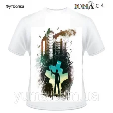 ЮМА-С-004 Футболка с рисунком Ты сам себе мир для вышивки