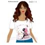 ЮМА-С-013 Женская футболка c рисунком Фея цветов для вышивки 