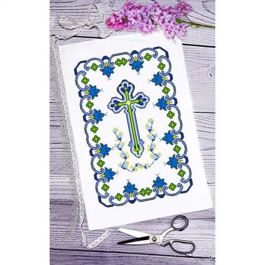 ВА-0059 Пасхальный рушник для вышивки бисером БисерАрт