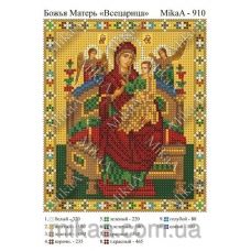 МИКА-0910 (А5) Икона Божией матери Всецарица. Схема для вышивки бисером