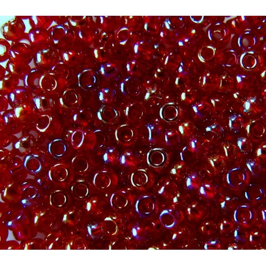 91090 Прозрачный темно-красный с переливом