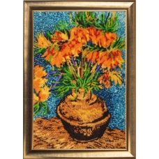 БФ-170 Цветы в медной вазе (по мотивам картины В. Ван Гога). Набор для вышивки бисером Батерфляй