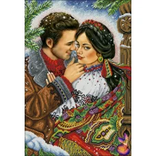ФКч2-0088 Украинская любовь зимой. Схема для вышивки бисером Фокси