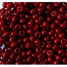 93310 Бисер непрозрачный натуральный бордовый