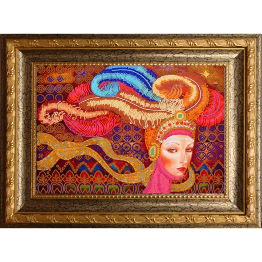 НИК-9487 Гертруда. Схема для вышивки бисером  ТМ Конек