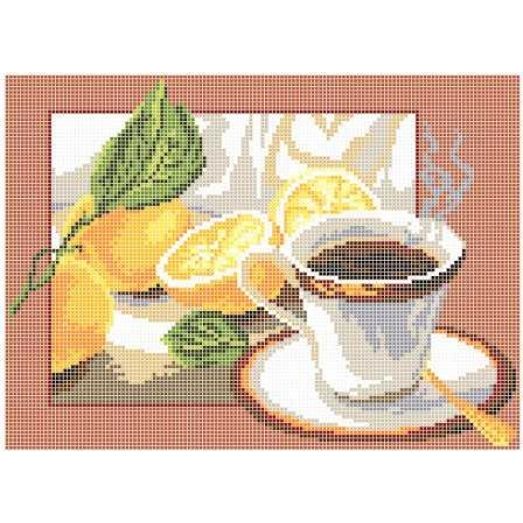 СКМ-041 Чай с лимоном. Схема для вышивки бисером. Княгиня Ольга