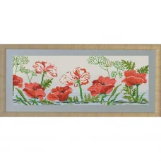 НИК-9652 Маков цвет. Схема для вышивки бисером ТМ Конек