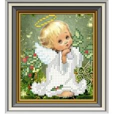 МЛ-26 Новогодний ангелочек. Схема для вышивки бисером Княгиня Ольга