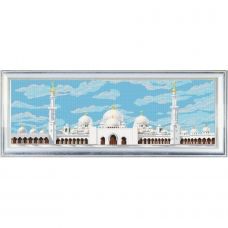 НИК-9679 Мечеть шейха Заида в Абу-Даби. Схема для вышивки бисером ТМ Конек