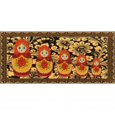 НИК-9739 Матрешки. Схема для вышивки бисером ТМ Конек