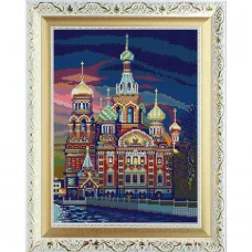 НИК-9997 Храм Спаса на Крови. Схема для вышивки бисером ТМ Конек