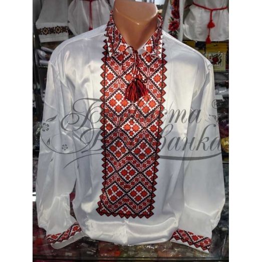 СЧ-014 Бисерная заготовка мужская сорочка. Барвиста Вишиванка