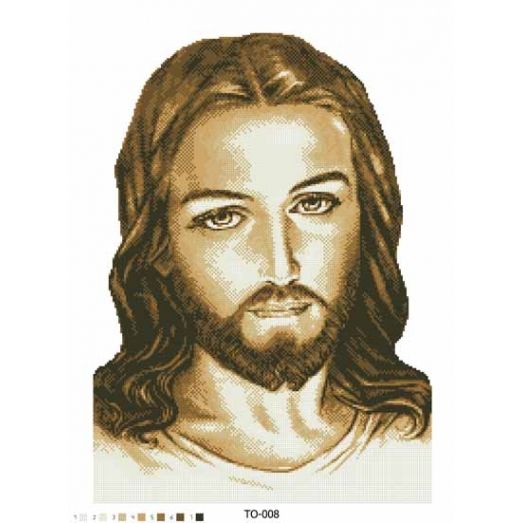 ТО-008 Иисус. Схема для вышивки бисером Барвиста Вишиванка