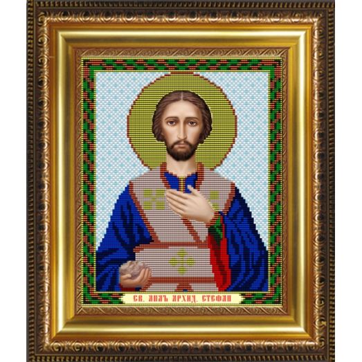 VIA-4059 Св. Апостол Архидиакон Стефан. Схема для вышивки бисером. АртСоло