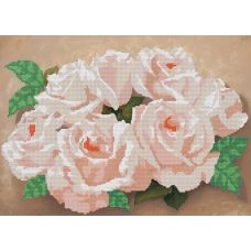 A-092 (А3) Розовые розы. Схема для вышивки бисером СвитАрт