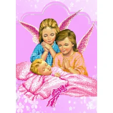 A-224a (А3) Метрика для девочки. Схема для вышивки бисером СвитАрт