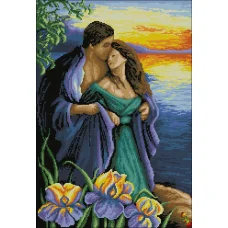 ФПК-2181 В ирисовом закате. Схема для вышивки бисером Феникс
