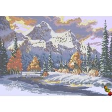 ФЧК-2003 Зимовка в горах. Схема для вышивки бисером Феникс
