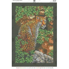 А2Н_046 Леопард. Схема для вышивки бисером ТМ Virena