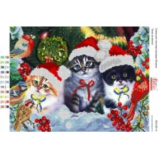 БА3-281 Коты . Схема для вышивки бисером ТМ Вышиванка
