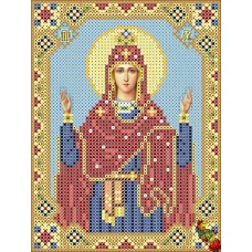 ИК5-0208 Богородица Нерушимая стена. Схема для вышивки бисером Феникс