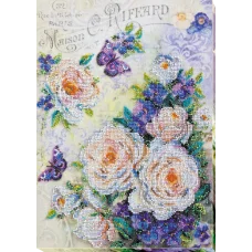 АВ-716 Цветы. Набор для вышивки бисером. Абрис Арт