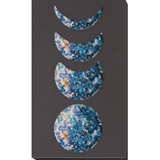 АВ-772 Фазы Луны. Набор для вышивки бисером на художественном холсте. Абрис Арт
