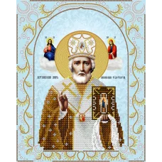 АС3-027 Св. Николай Чудотворец. Схема для вышивки бисером А-Строчка