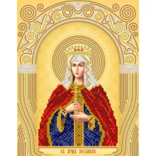 АС4-024 Св. Мученица Людмила. Схема для вышивки бисером А-Строчка