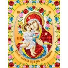 АС4-078 Икона Божей Матери Жировицкая. Схема для вышивки бисером А-Строчка