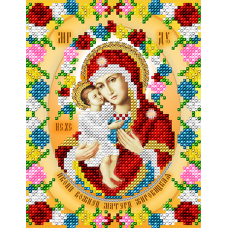 АС5-076 Икона Божей Матери . Схема для вышивки бисером А-Строчка